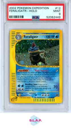 FERALIGATR-HOLO POKEMON EXPEDITION 2002 12 PSA 9 - Image 1