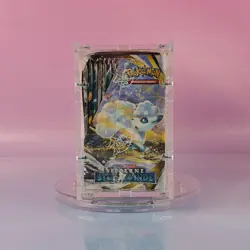 SILBERNE STURMWINDE POKEMON DISPLAY SWERT & SCHILD GER OVP SEALED IN ACRYL CASE - Image 4