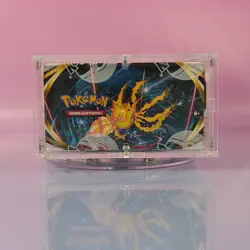 SILBERNE STURMWINDE POKEMON DISPLAY SWERT & SCHILD GER OVP SEALED IN ACRYL CASE - Image 5