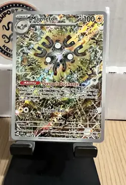 Pokemon TCG Magneton SVP 159 Black Star Promo Surging Sparks Full Art Rare - Image 1