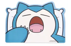 New Pokemon Center Exclusive Yawning Snorlax on Pillow Die-Cut Playmat Play Mat - Image 1