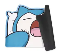 New Pokemon Center Exclusive Yawning Snorlax on Pillow Die-Cut Playmat Play Mat - Image 2