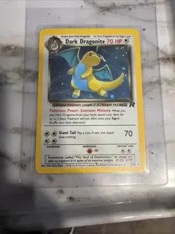 Dark Dragonite First Edition Team Rocket Pokemon TCG 5/82 Stage 1 Rare Holo - Image 4