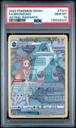 Pokemon TCG Bronzong TG11 Astral Radiance Ultra Rare Holo PSA 10 - Image 1