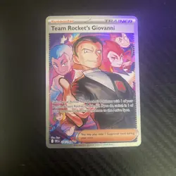 Pokemon Team Rockets Giovanni 238/182 Sir Destined Rivals Special Illustration - Image 1