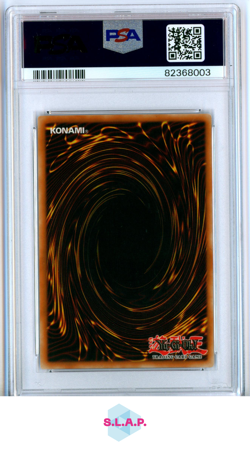 DARK MAGICIAN EUROPE YU-GI-OH! LOB-LEGEND OF BLUE EYES WHITE DRA 2002 E003 PSA 6 - Image 2