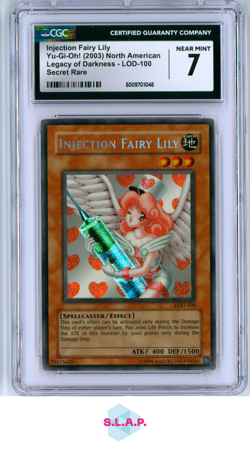 INJECTION FAIRY LILY LEGACY OF DARKNESS LOD-100 YU-GI-OH! CGC 7 - Image 1