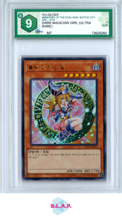 DARK MAGICIAN GIRL YU-GI-OH! MEM OF THE DUEL KING:BATTLE CITY ARC 2018 GRAAD 9.0 - Image 1
