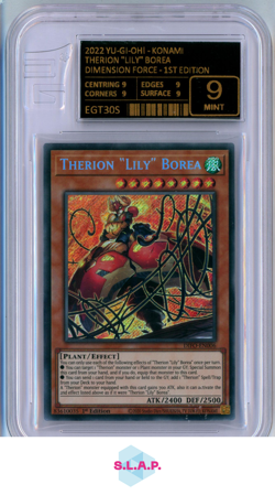THERION LILY BORA YU-GI-OH! DIFO-EN006 2022 DIMENSION FORCE 1ST ED ENGLISH EG 9 - Image 1
