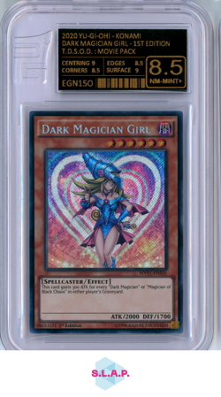DARK MAGICIAN GIRL YUGIOH RDS-ENS56 2020 T.D.S.O.D. MOVIE PACK 1ST ED ENG EG 8.5 - Image 1