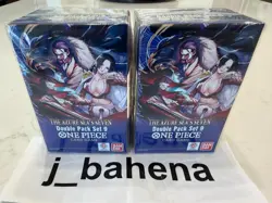 One Piece TCG The Azure Seas Seven Double Pack Set 9 LOT OF 2 🔥 - Image 1