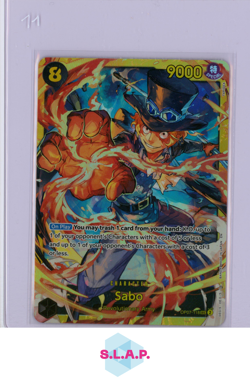 SABO ONE PIECE OP07-118 2024 500 YEARS IN THE FUTURE ENGLISH SEC - Image 1