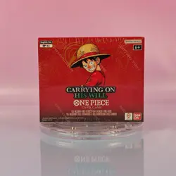 CARRYING ON HIS WILL ONE PIECE DISPLAY OP-13 BANDAI ENGLISH OVP SEALED 1 - Image 1