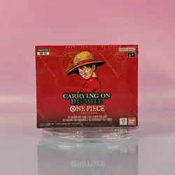 CARRYING ON HIS WILL ONE PIECE DISPLAY OP-13 BANDAI ENGLISH OVP SEALED 2 - Image 1