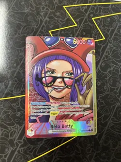 One Piece TCG Belo Betty OP05-002 Leader Alt Art NM - Image 1