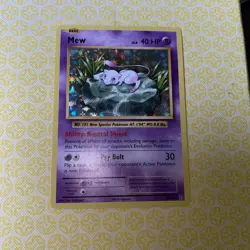 Pokemon xy evolutions Mew 053 53 53/108 rare holo mint condition great - Image 1