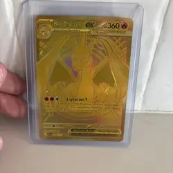 Mega Charizard Y EX 294/217 Gold Hyper Rare, Ascended Heroes, Pokemon TCG (NM) - Image 3