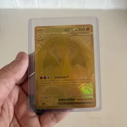 Mega Charizard Y EX 294/217 Gold Hyper Rare, Ascended Heroes, Pokemon TCG (NM) - Image 5