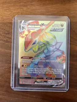 Rayquaza VMAX #217/203 - Evolving Skies - Secret Holo Rare Pokemon Card - Image 1