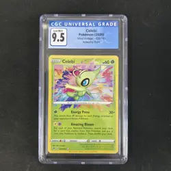 2020 Pokemon Celebi Vivid Voltage 009/185 AMAZING RARE CGC 9.5 GEM MINT - Image 1