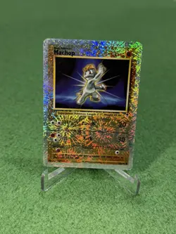 Pokemon Legendary Collection Machop 79/110 Reverse Holo 2002 Nm Condition - Image 1