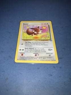 Pokemon TCG Eevee 51/64 Jungle Regular - Image 1