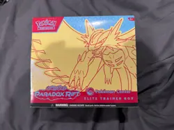 Pokemon Center Exclusive Paradox Rift ETB Roaring Moon Elite Trainer Box - Image 1