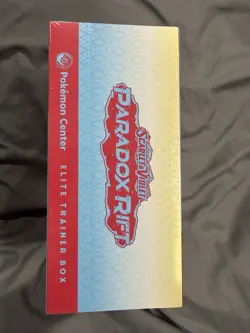 Pokemon Center Exclusive Paradox Rift ETB Roaring Moon Elite Trainer Box - Image 2