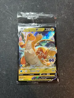 Dragonite V & Vstar 2022 Sword & Shield Pokemon Go Promo Sealed SWSH235 & 236 - Image 1