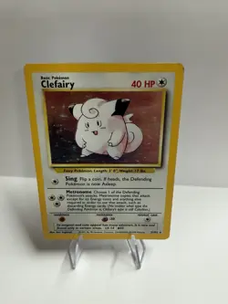 Clefairy 005/102 Base Set Holo Pokemon TCG Vintage - Image 1