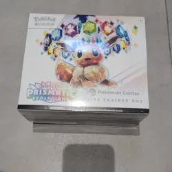 Pokemon Center Prismatic Evolutions ETB Elite Trainer Box Sealed 🚚 new - Image 1