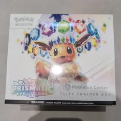 Pokemon Center Prismatic Evolutions ETB Elite Trainer Box Sealed 🚚 new - Image 2