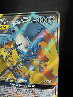 Moltres & Zapdos & Articuno GX 66/68 SM Hidden Fates Full Art Pokemon - NM - Image 5