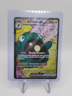 Pokemon Iono's Bellibolt ex Ultra Rare SV09: Journey Together #172/159 NM - Image 3