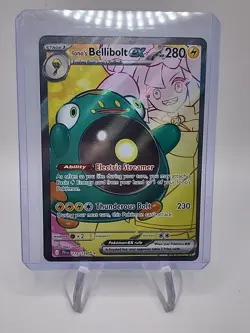 Pokemon Iono's Bellibolt ex Ultra Rare SV09: Journey Together #172/159 NM - Image 4