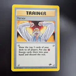 Pokemon TCG Fervor Gym Challenge 124/132 Regular MP - Image 1