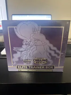 Pokemon TCG Sword & Shield Chilling Reign ETB Elite Trainer Box FACTORY SEALED 820650809712 - Image 1