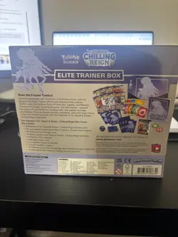 Pokemon TCG Sword & Shield Chilling Reign ETB Elite Trainer Box FACTORY SEALED 820650809712 - Image 2