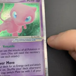 2006 Pokemon Mew EX Ultra Rare Holo Legend Maker 88/92 (MP) - Image 3