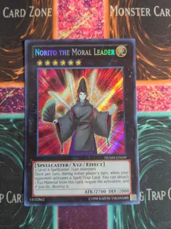 Yu-Gi-Oh! Norito the Moral Leader NUMH-EN039 Unlimited Secret Rare NM - Image 1