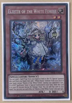 Elzette of the White Forest MP25-EN080 Parallel Secret Rare 1st Ed - Image 1