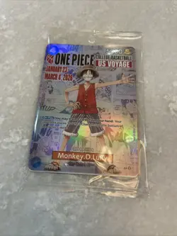 One Piece Monkey D. Luffy College Basketball Promo Card Houston SGA 03/04 - Image 3
