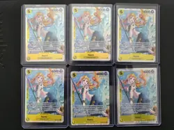 Nami EB03-053 SR One Piece Card TCG Super Rare English Excellent Condition X6 - Image 2