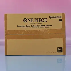 ONE PIECE PREMIUM CARD COLLECTION 25TH EDITION SEALED CASE OVP BANDAI ENGLISH - Image 1