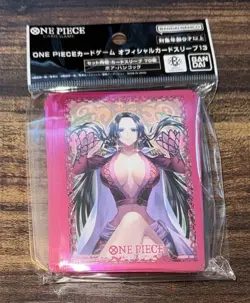 One Piece TCG Boa Hancock 70 Card Sleeves Japanese Vol.13 Cut Open By Store New - Image 1