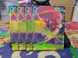 4x Kalgara OP08-099 Parallel Premium Collection Vol.4 One Piece English Playset - Image 1