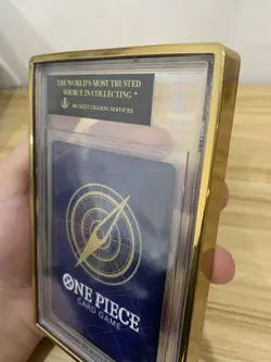 One Piece TCG OP01-070 Dracule Mihawk AA PRE ERRATA BLACK LABEL BGS 10 - Image 5