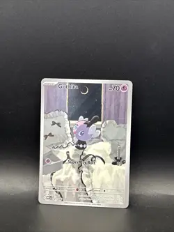 Gothita 124/086 Illustration Rare White Flare Pokemon Card NM Condition - Image 1