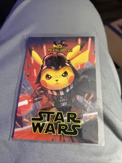 POKEMON PIKACHU COSPLAY! * STAR WARS * NO. 10 * BOX HIT- TEXTURED CARD - Image 1