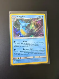 Pokemon Card Kingdra 31/147 Holo Burning Shadows NM - Image 1